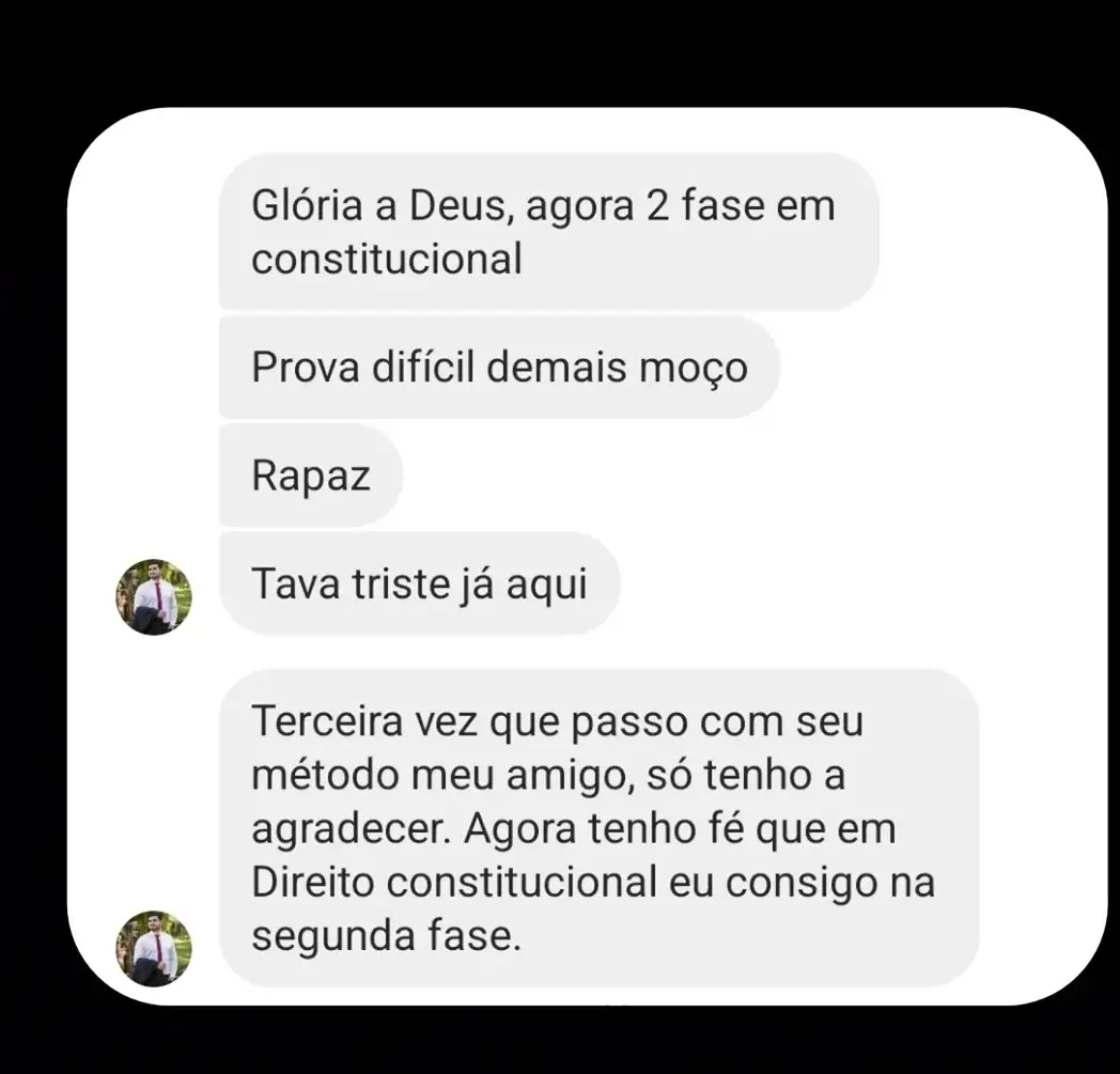 Depoimento de aluno aprovado no 46º Exame da OAB