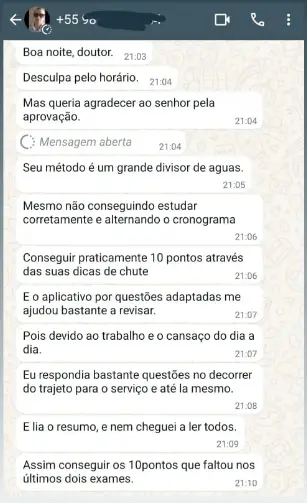 Depoimento de aluno aprovado no 46º Exame da OAB